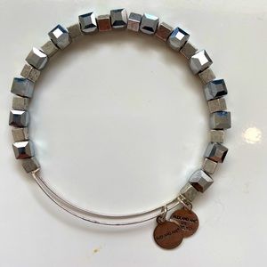Alex & Ani silver beaded bracelet